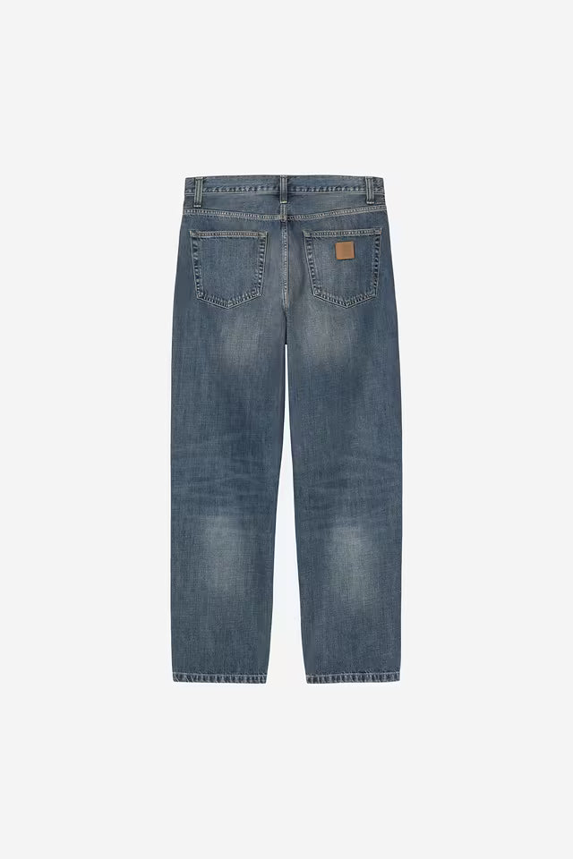 Carhartt WIP Aaron Pant Blue Dark Used Washed