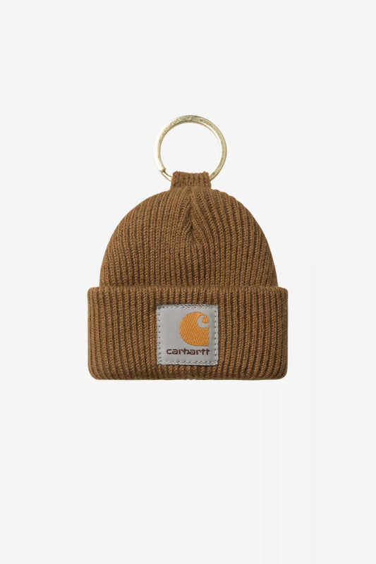 Carhartt WIP Mini Watch Hat Keyring Hamilton Brown