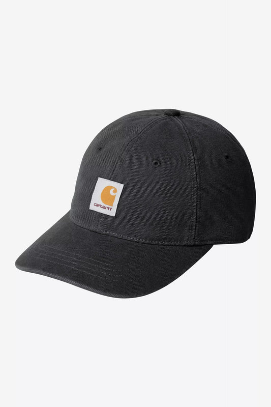 Carhartt WIP Canvas Cap Black Stone Washed