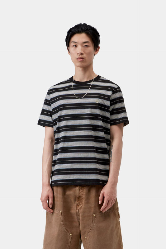 Carhartt WIP S/S Bronson Stripe T-Shirt Black
