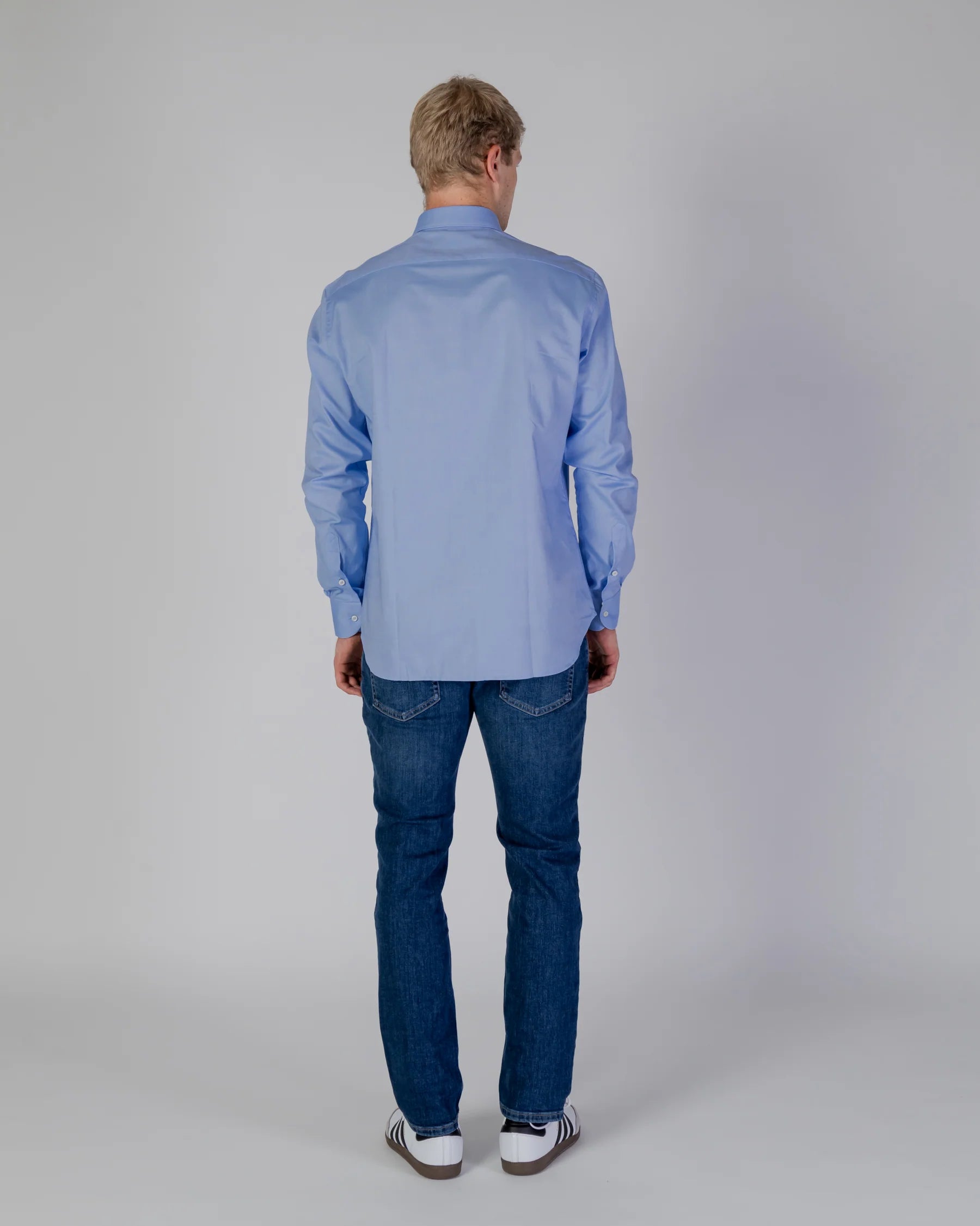 Aquascutum Active Cotton Oxford Shirt Light Blue