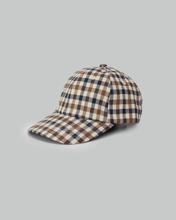 Aquascutum Iconic Active Baseball Cap Club Check