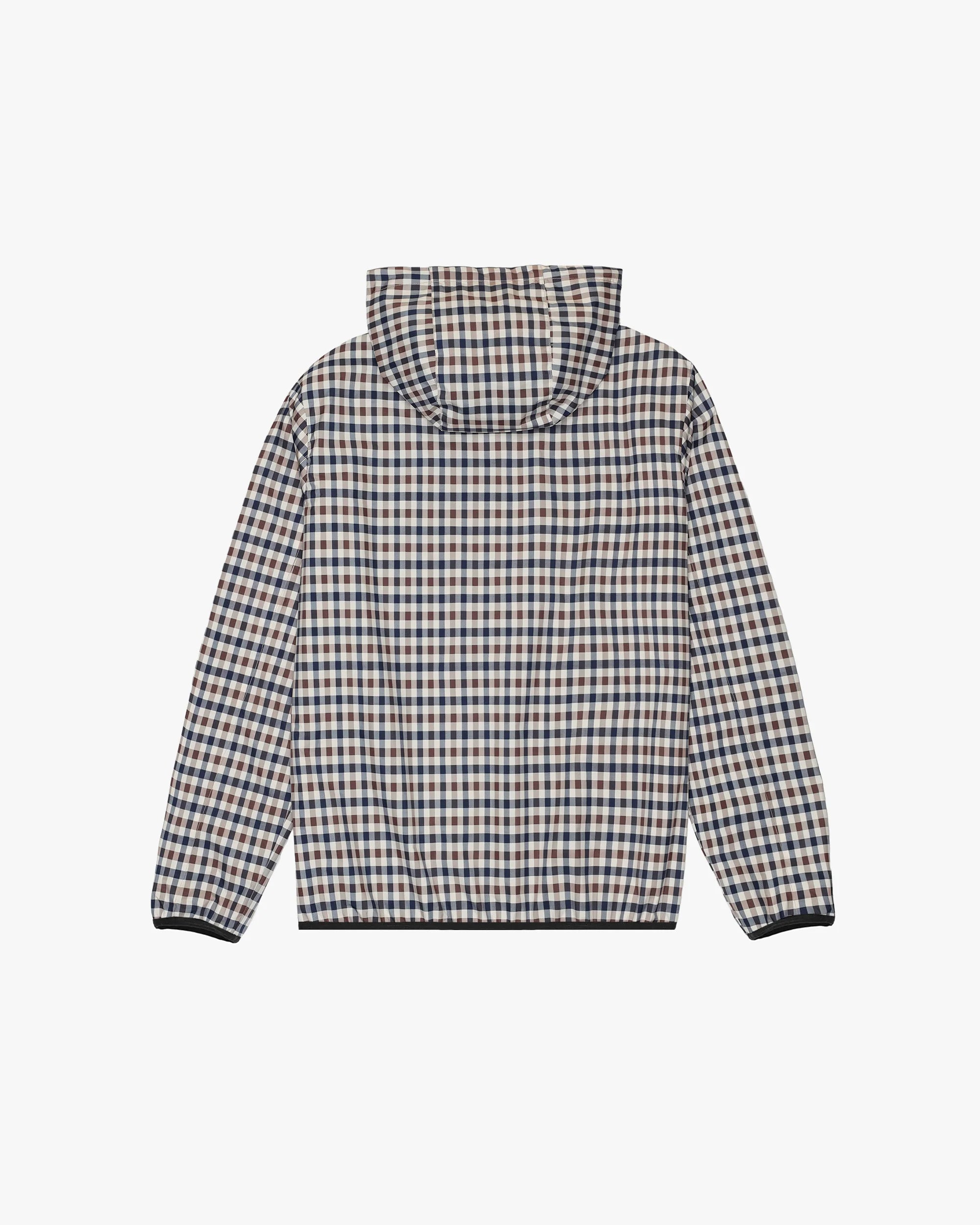 Aquascutum Reversible Hooded Sailor Jacket Black/Check