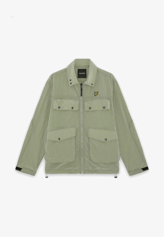 Lyle & Scott 4 Pocket Blouson Jacket Smoke Olive