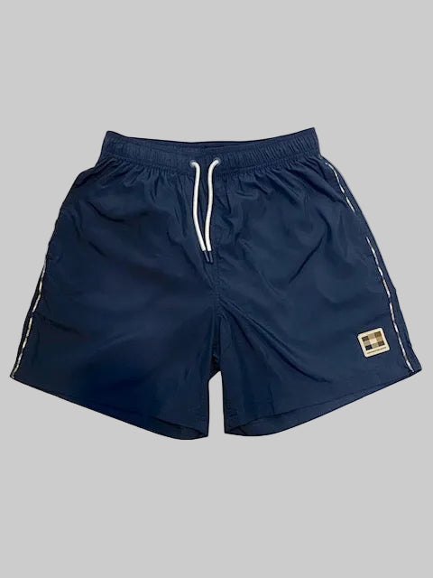 Aquascutum Check Piping Swim Shorts