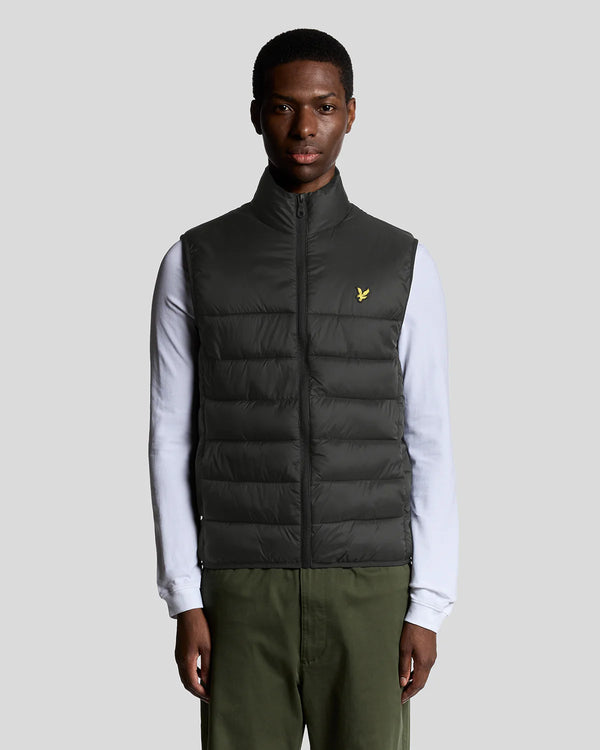 Lyle & Scott Wadded Gilet Jet Black