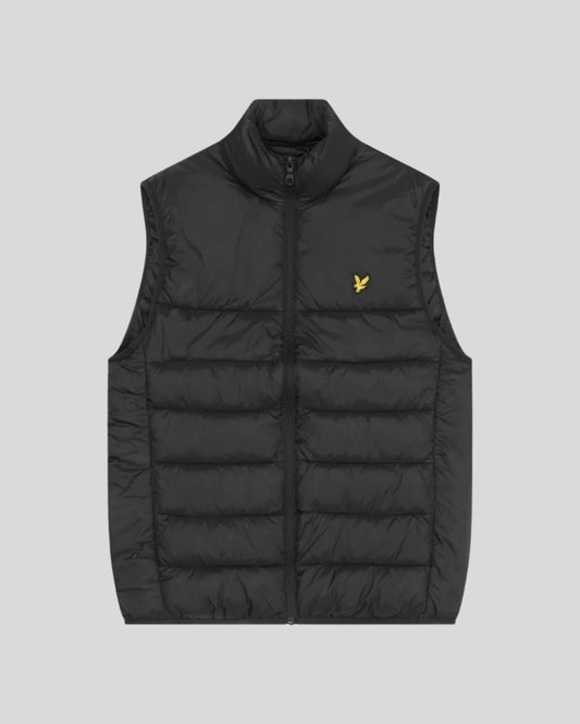 Lyle & Scott Wadded Gilet in Black