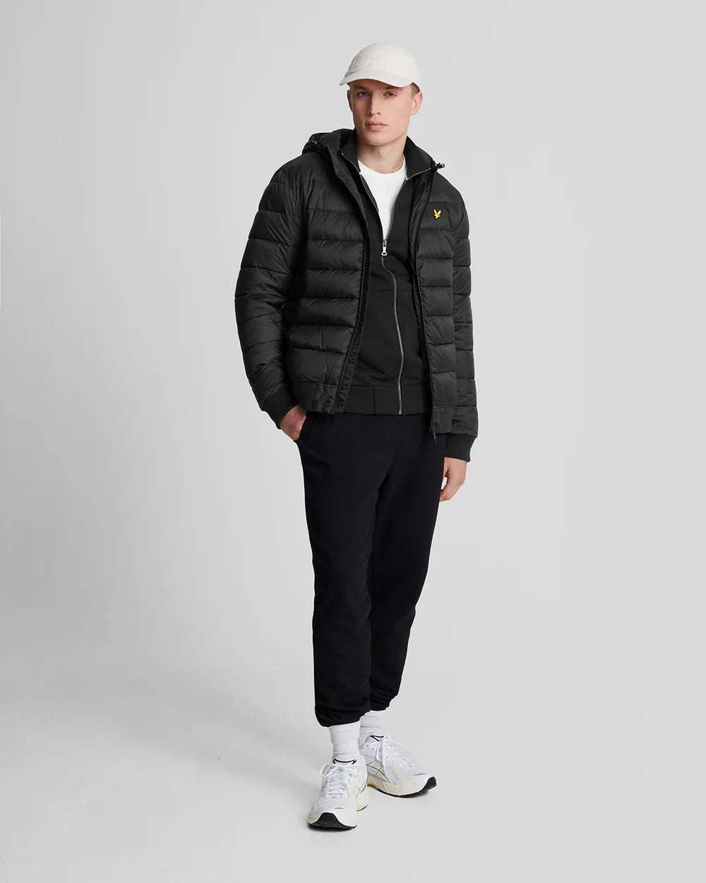 Lyle & Scott Wadded Jacket Jet Black