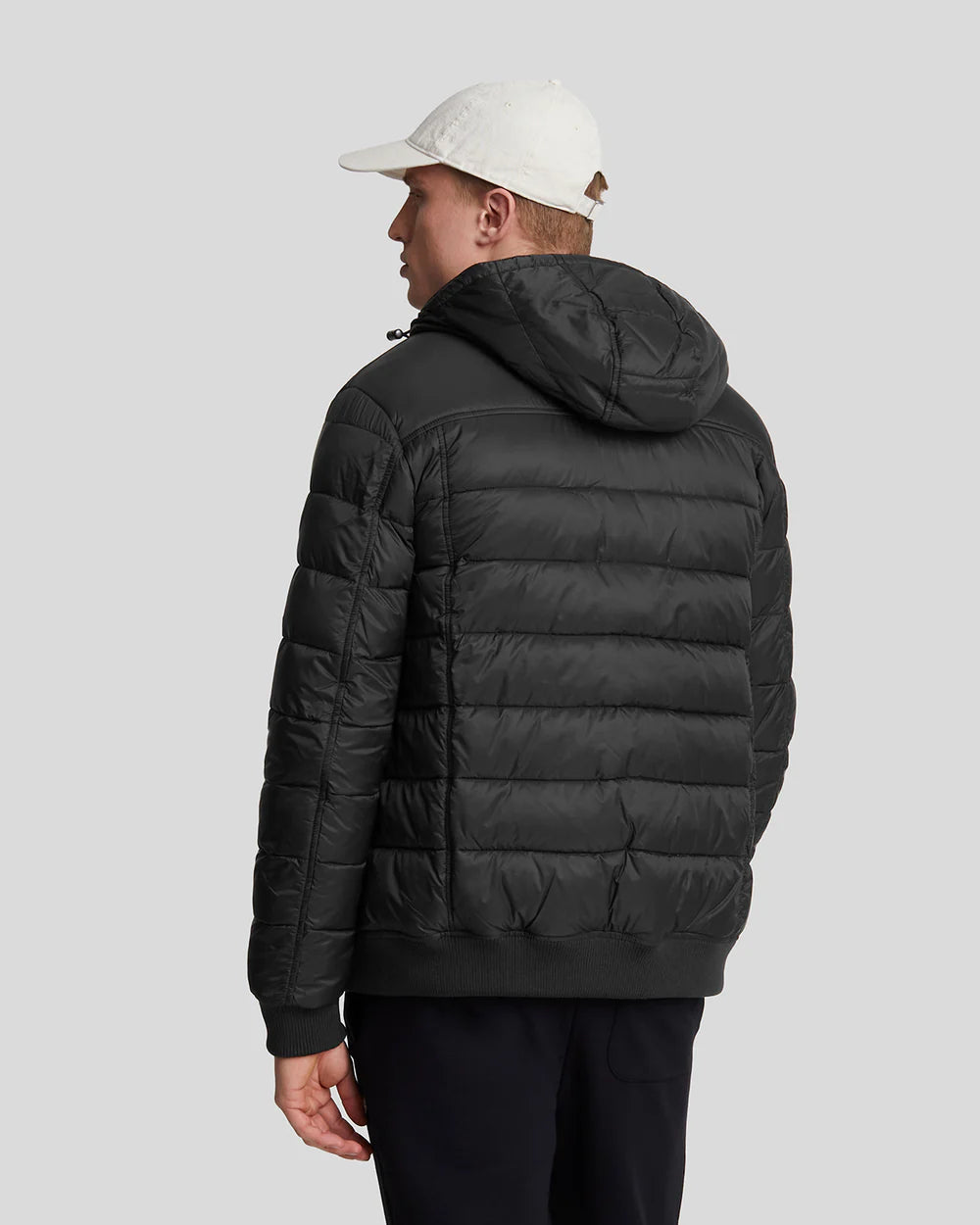 Lyle & Scott Wadded Jacket Jet Black