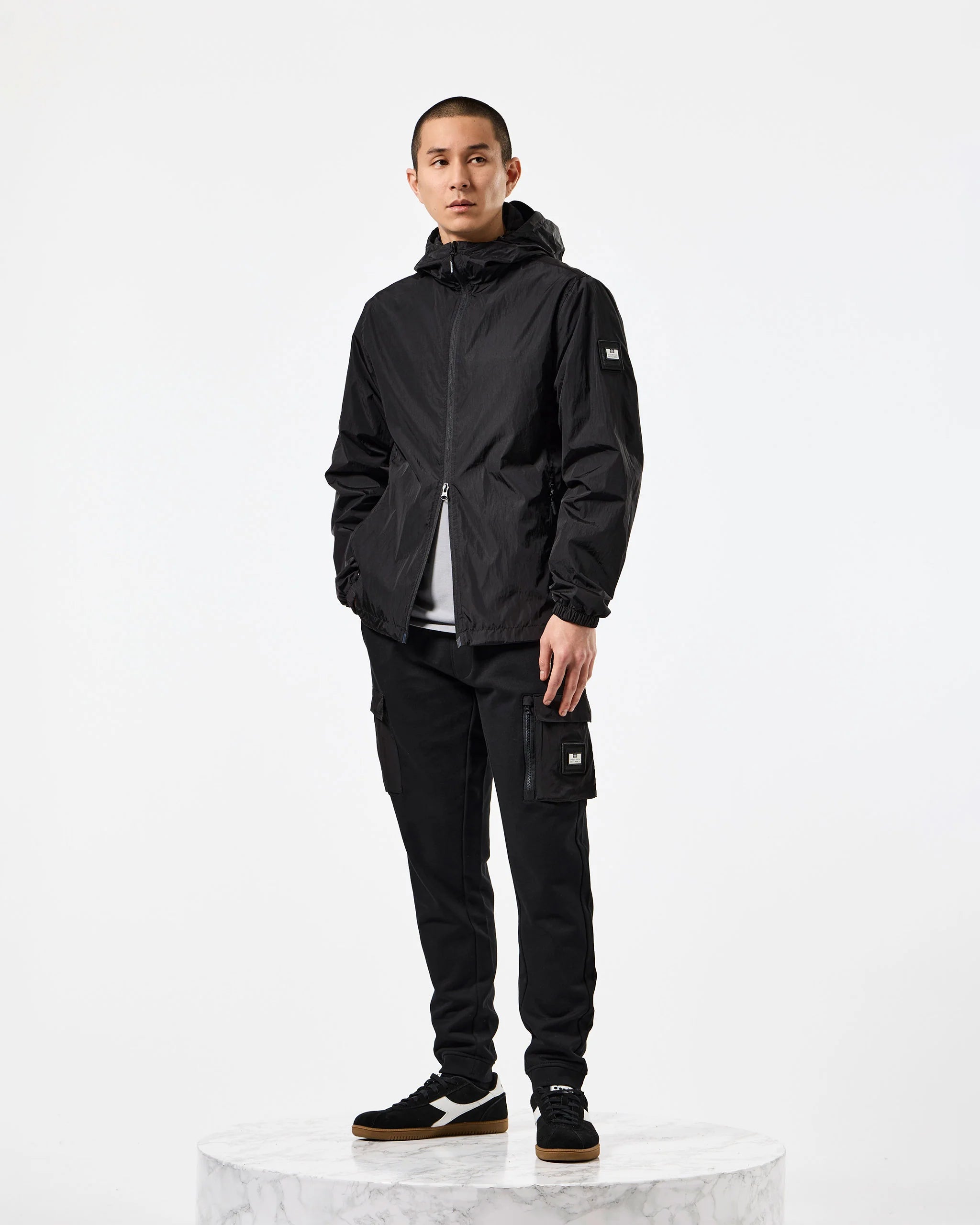 Weekend Offender Technician Face Mask Jacket in Black