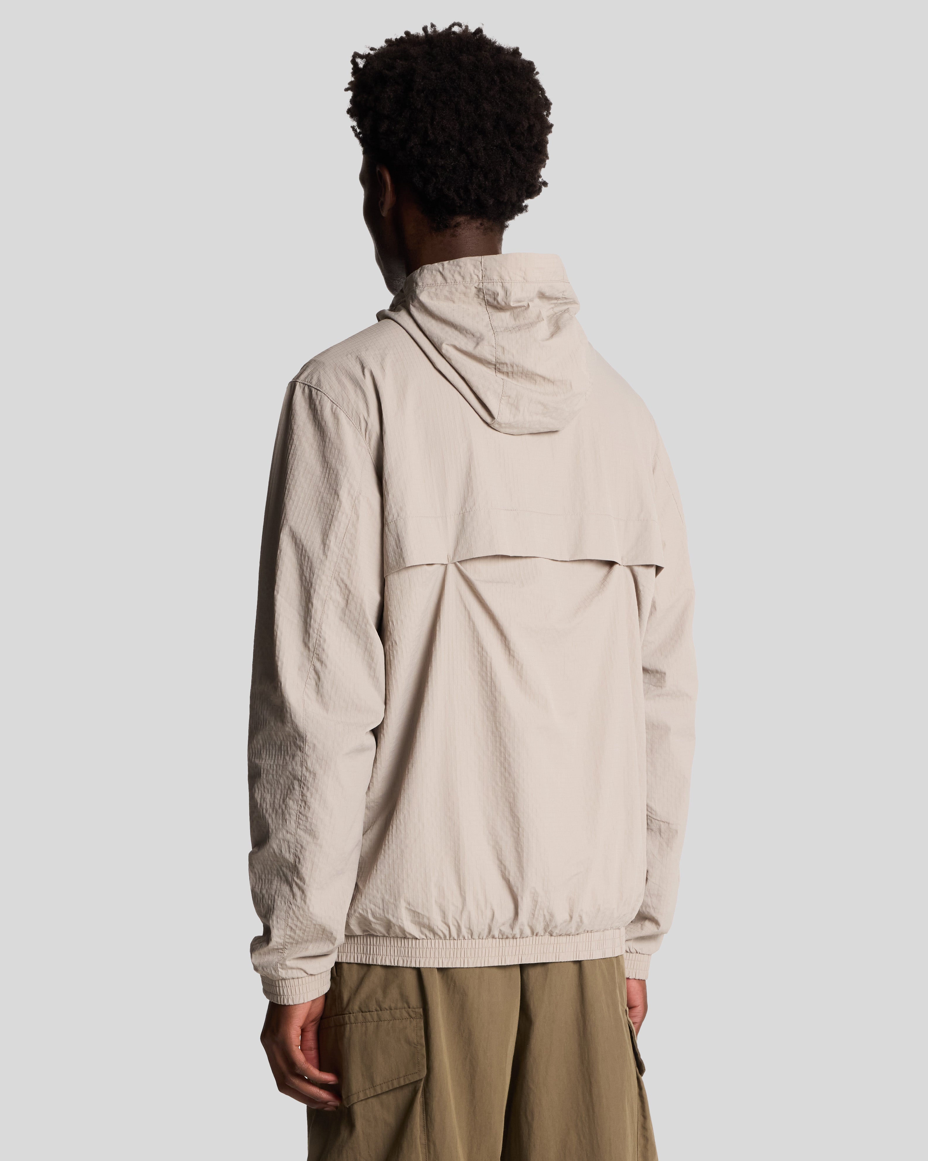 Lyle & Scott Lightweight Ripstop Jacket Pale Grey