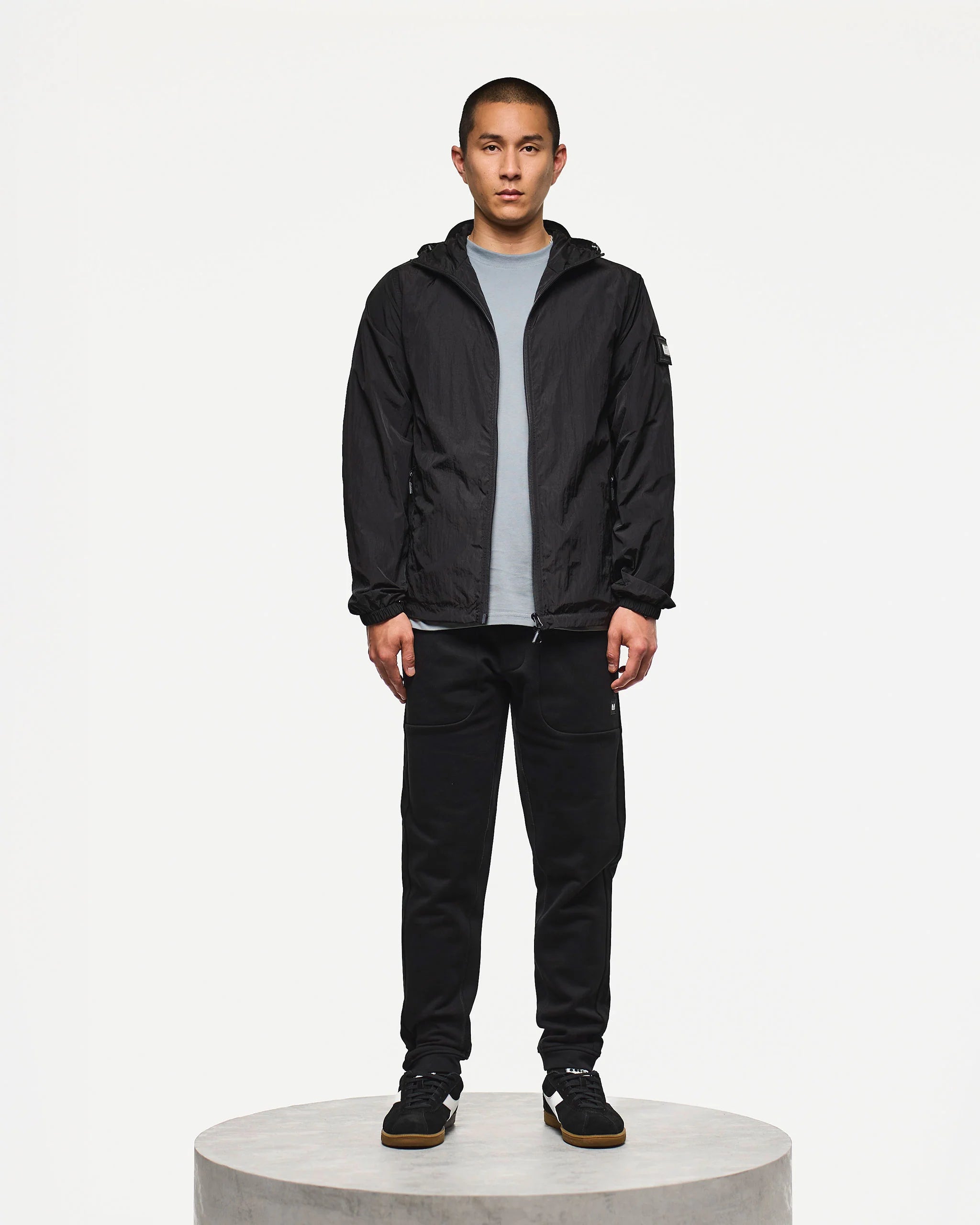 Weekend Offender Technician Face Mask Fleece Jacket Black
