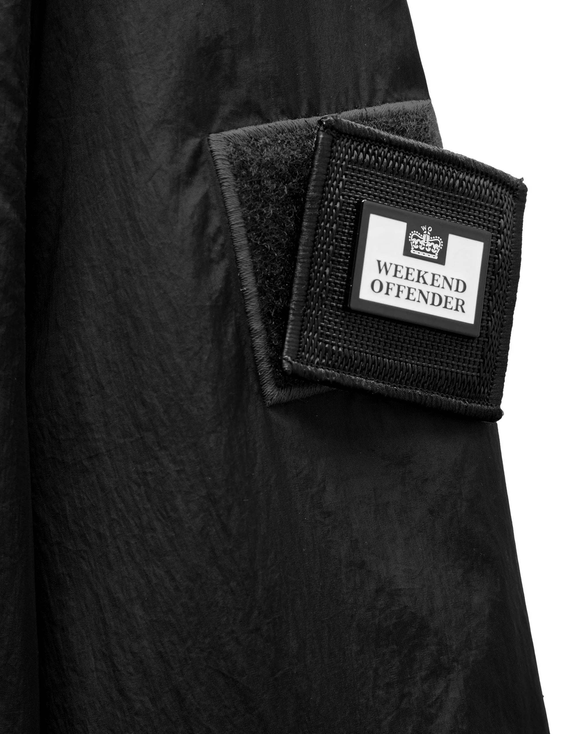 Weekend Offender Technician Face Mask Fleece Jacket Black