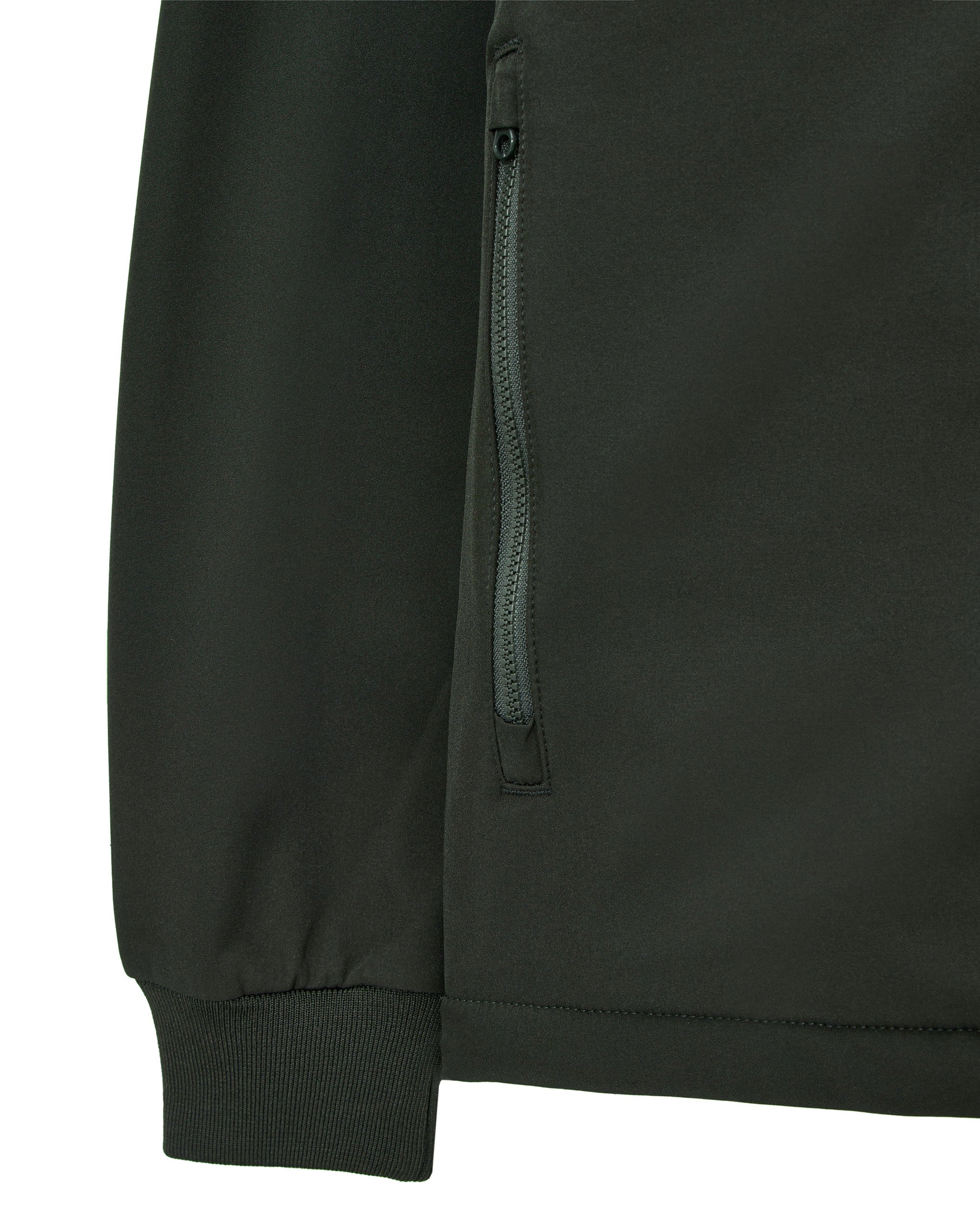 Weekend Offender Stipe Softshell Jacket Forest Green