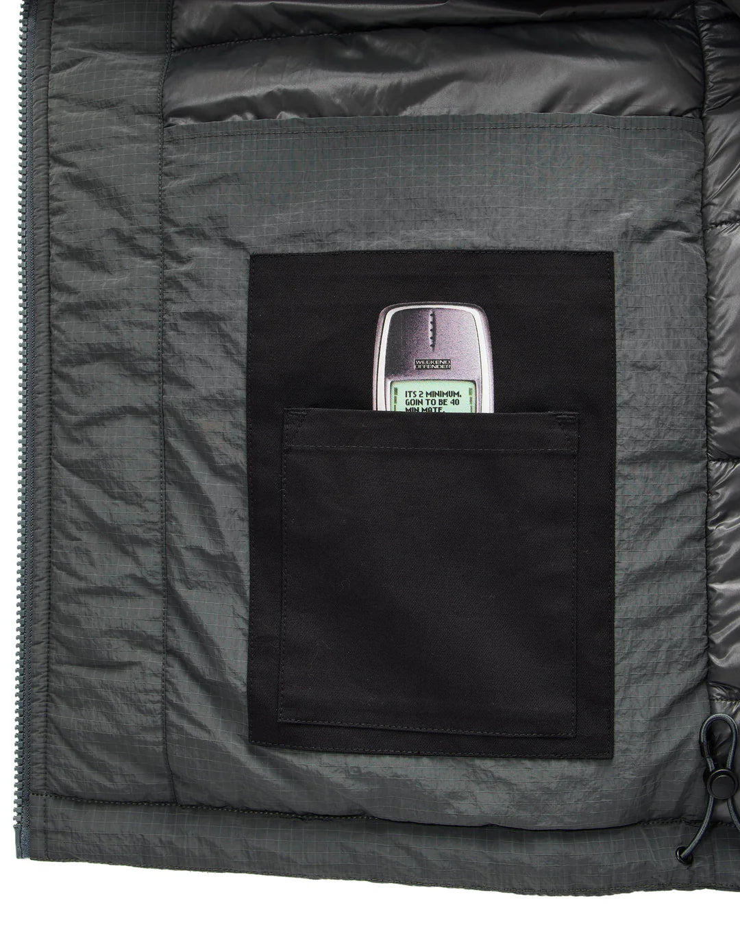Weekend Offender Vettel Thermo Padded Jacket Cyclone Grey
