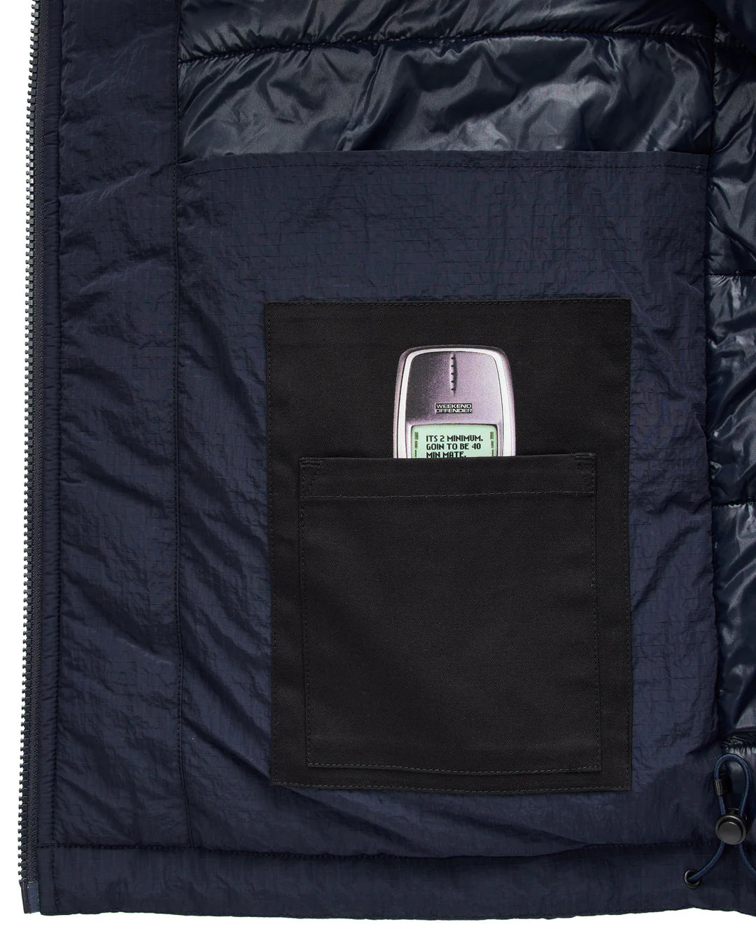 Weekend Offender Vettel Thermo Padded Jacket Navy