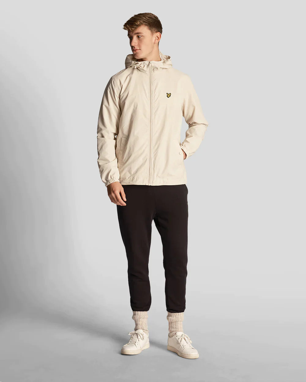 Lyle & Scott Zip Through Hooded Jacket Cove