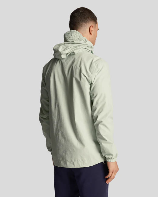 Lyle & Scott Zip Through Hooded Jacket Turquoise Shadow