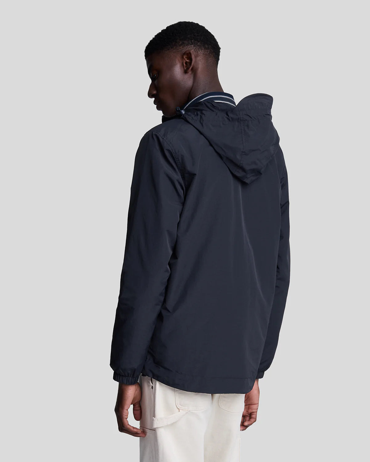 Lyle & Scott Zip Through Hooded Jacket Dark Navy