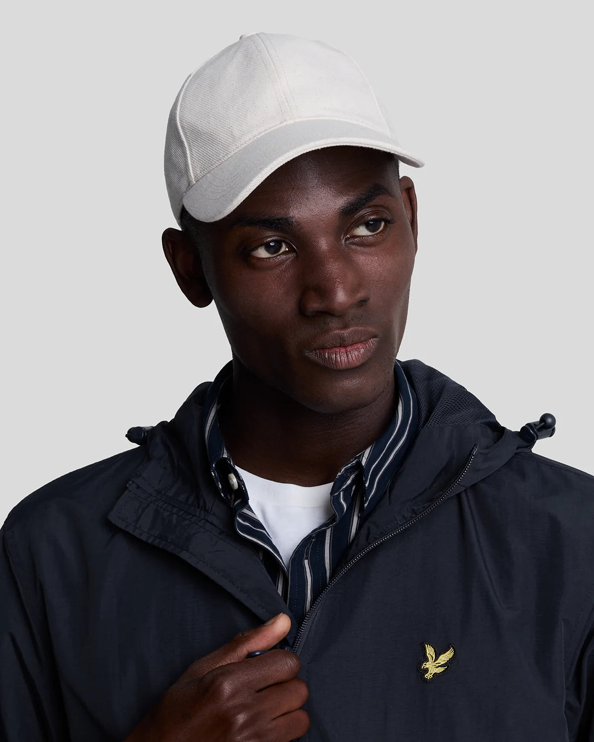 Lyle & Scott Zip Through Hooded Jacket Dark Navy