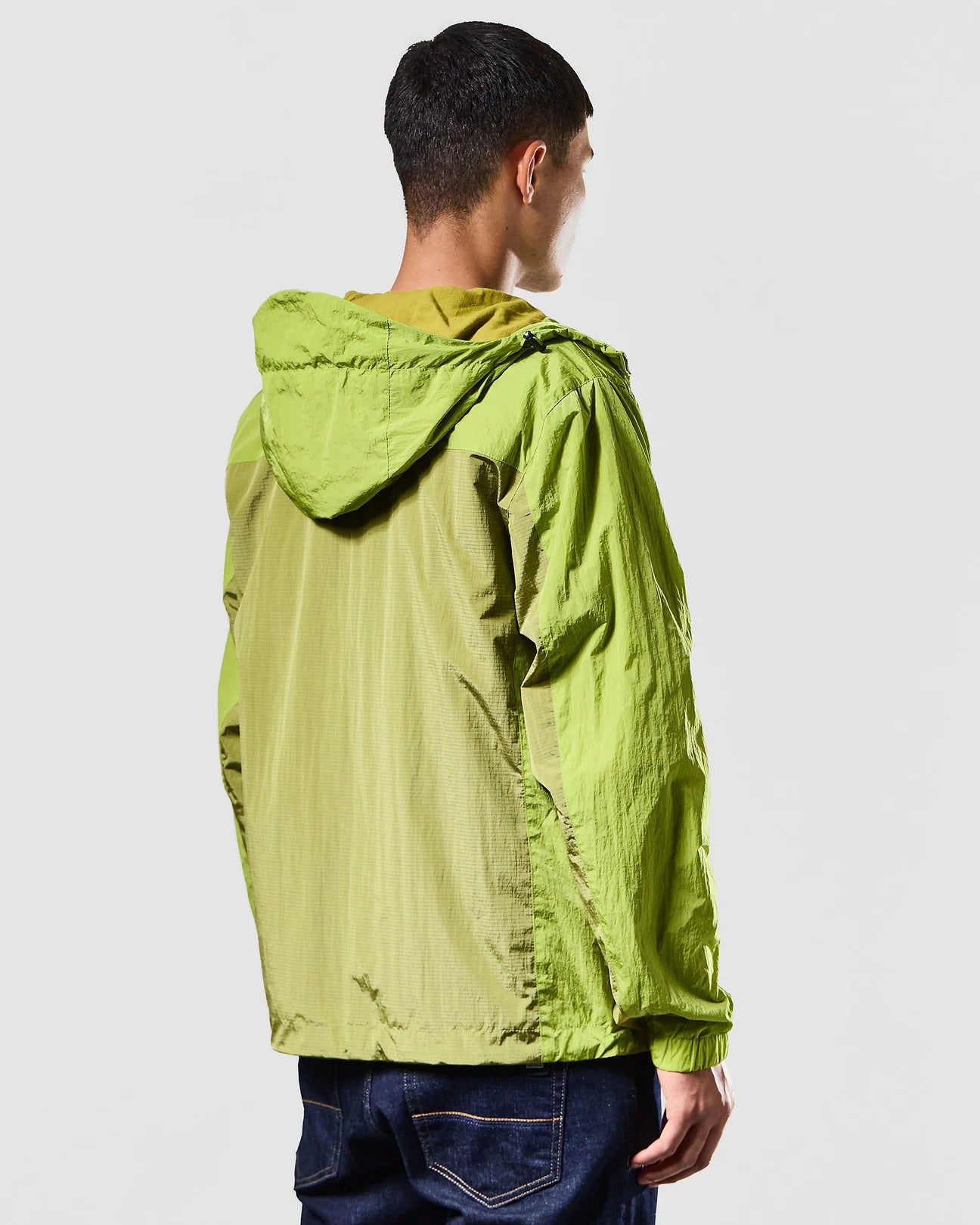 Weekend Offender Koze Windbreaker Jacket Lime Green