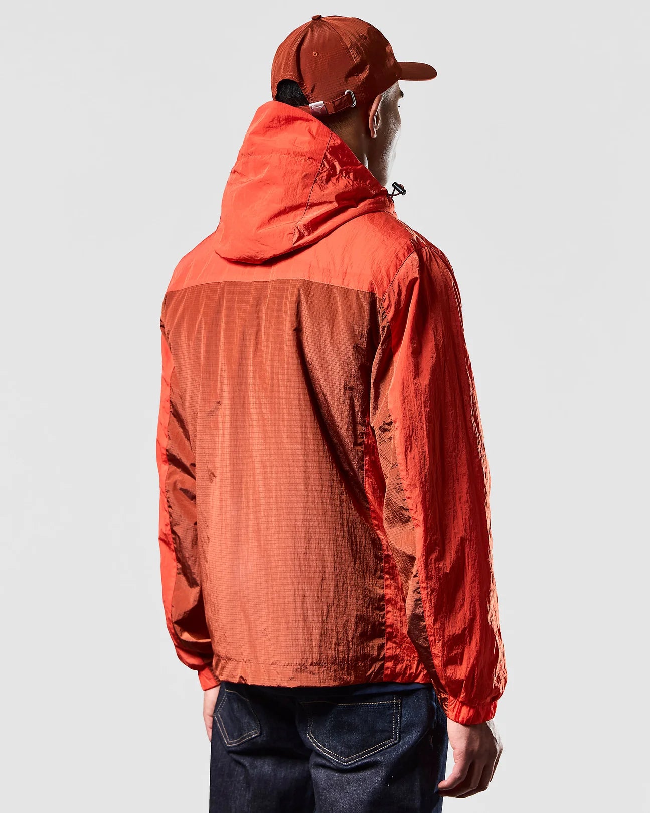 Weekend Offender Koze Windbreaker Jacket Orange Peel