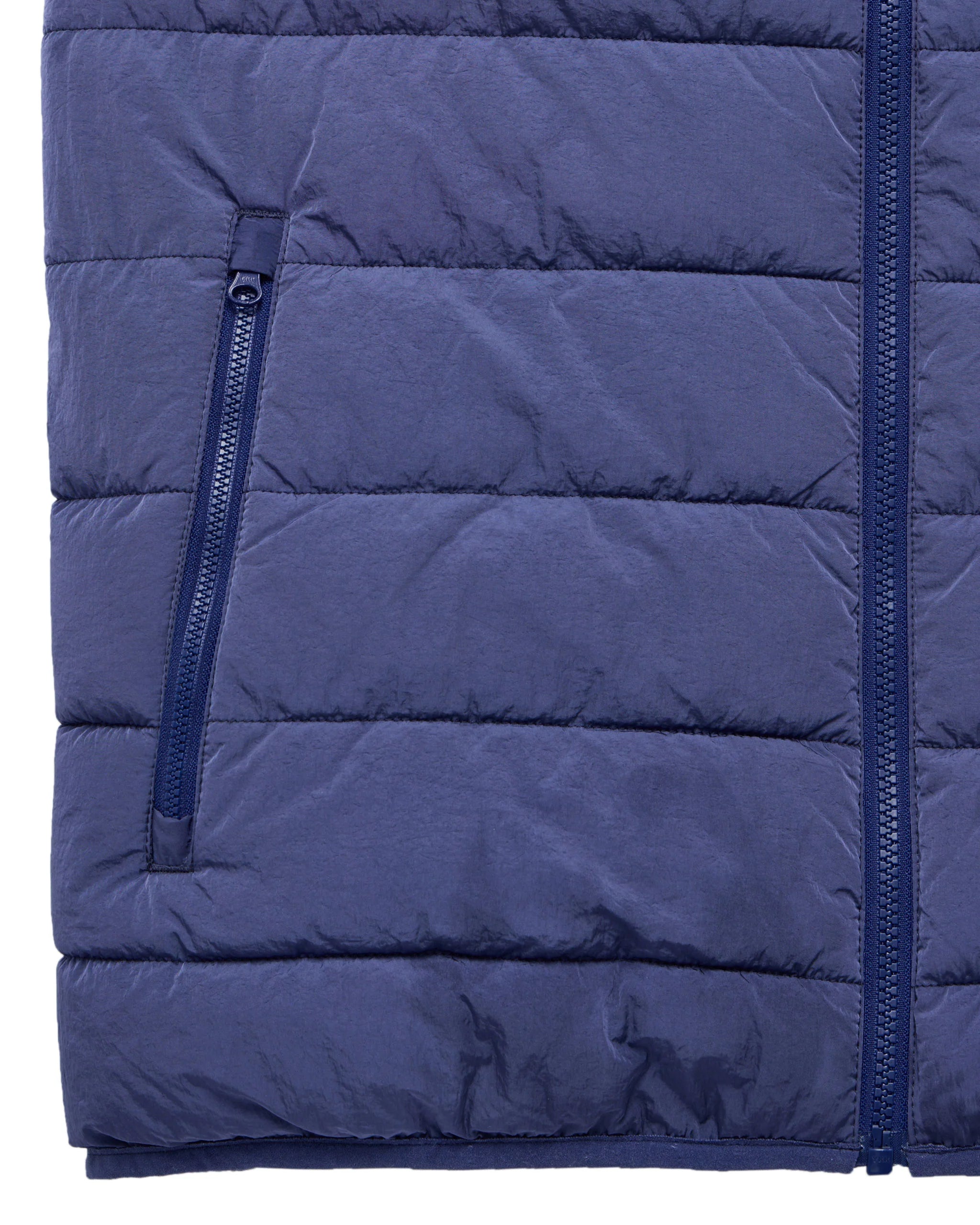 Weekend Offender Toronto Hooded Gilet in Bright Navy