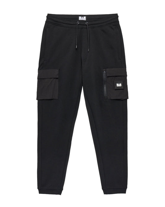 Weekend Offender Lippi Cargo Jogger Pant Black