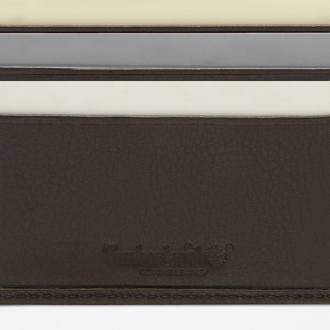 Timberland Kennebunk Bifold Leather Wallet With Coin Pocket Brown
