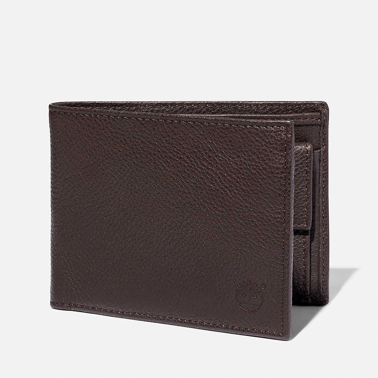 Timberland Kennebunk Bifold Leather Wallet With Coin Pocket Brown