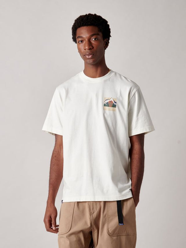 Penfield Forefounder Backprint T-Shirt vanilla Ice