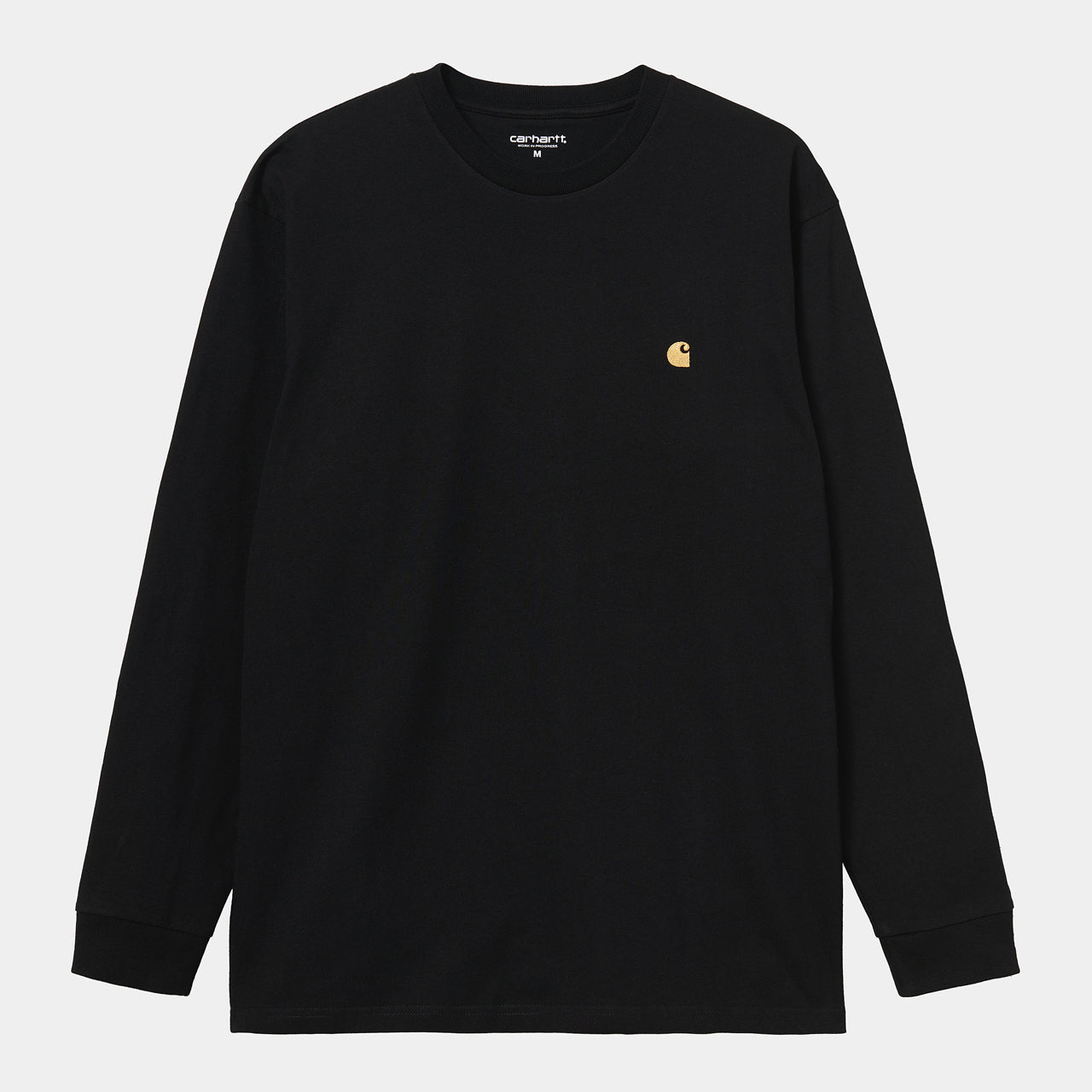 Carhartt WIP Long Sleeved Chase T-shirt in Black