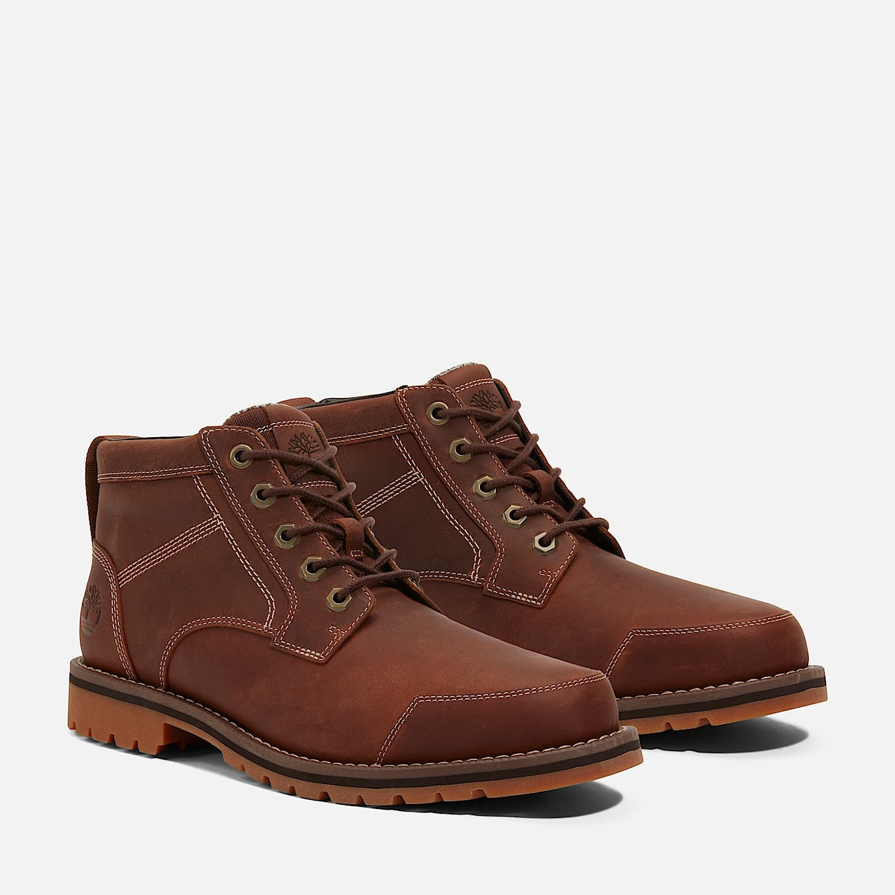 Timberland Larchmont II Leather Chukka Boots Mid Light Brown
