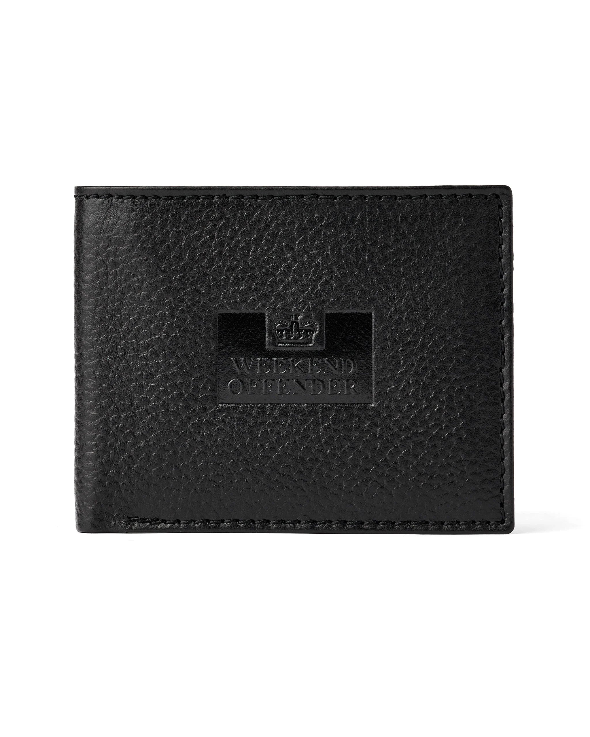 Weekend Offender Billfold Leather Wallet Black