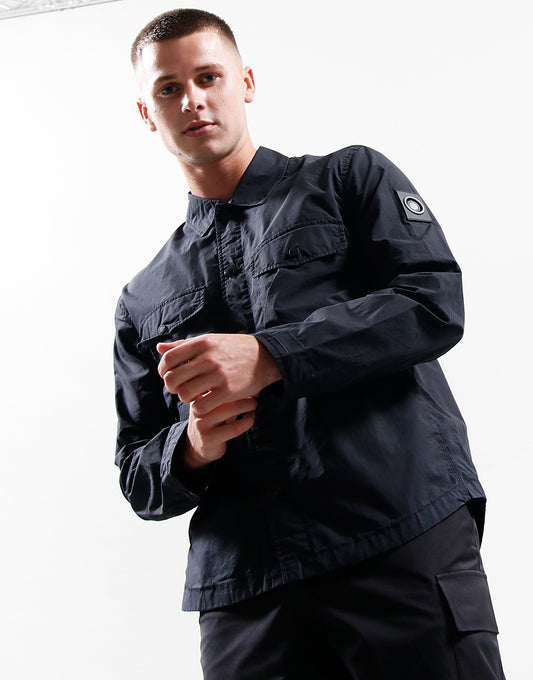 Marshall Para Cotton Overshirt Jacket Black