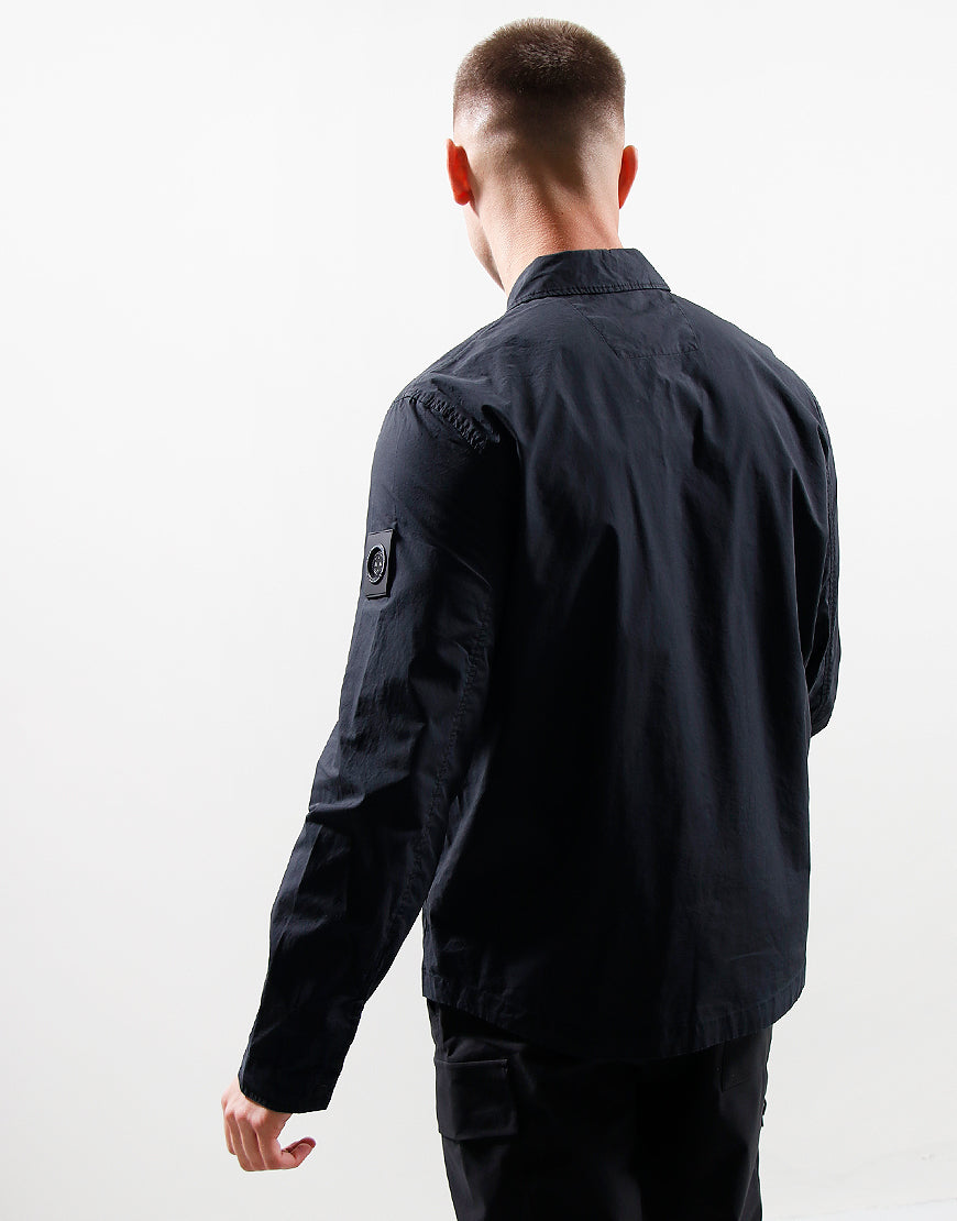 Marshall Para Cotton Overshirt Jacket Black