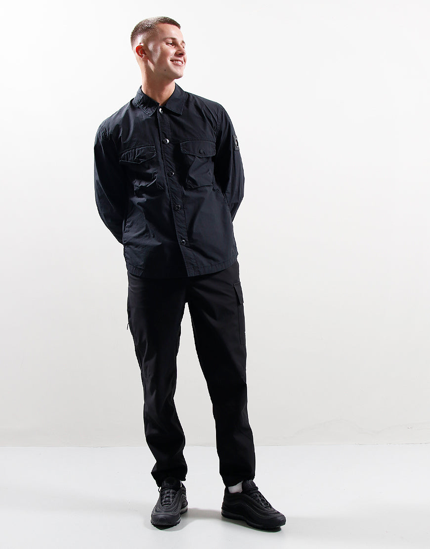 Marshall Para Cotton Overshirt Jacket Black