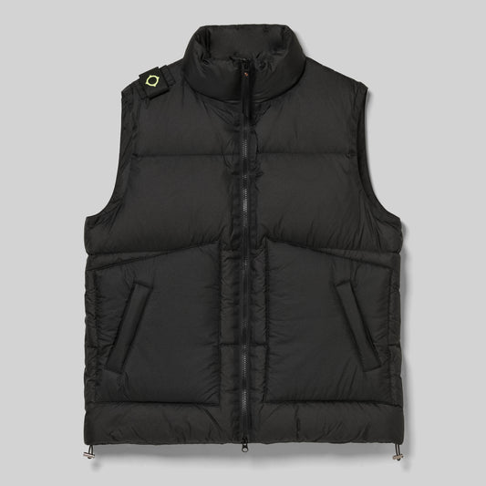 Ma.Strum Apache Down Gilet Jet Black