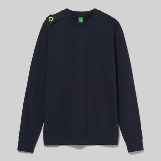 Ma.Strum Training Crew Sweat Ink Navy