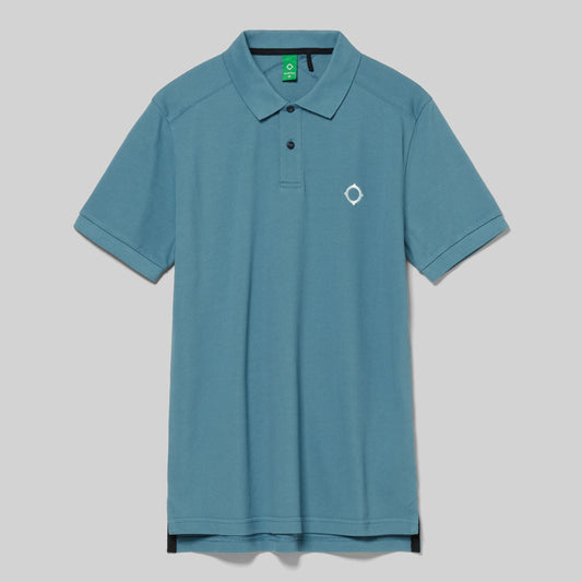 Ma.Strum Pique Polo Aegean Blue