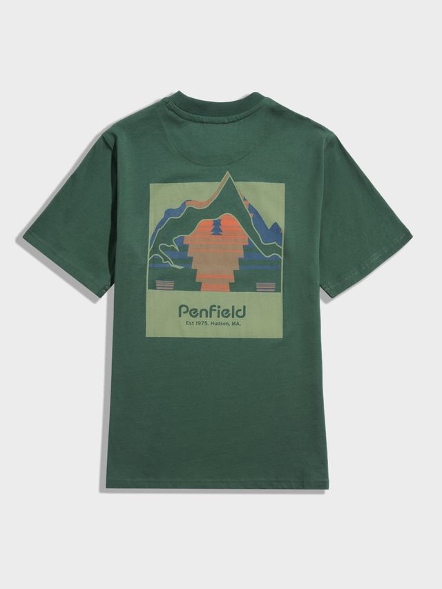 Penfield Forefounder Backprint T-Shirt Cilantro