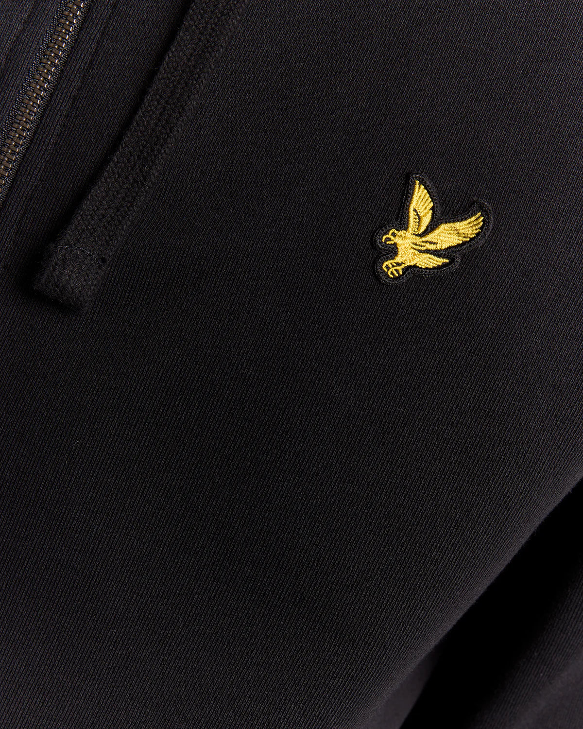 Lyle & Scott Zip Through Hoodie Jet Black