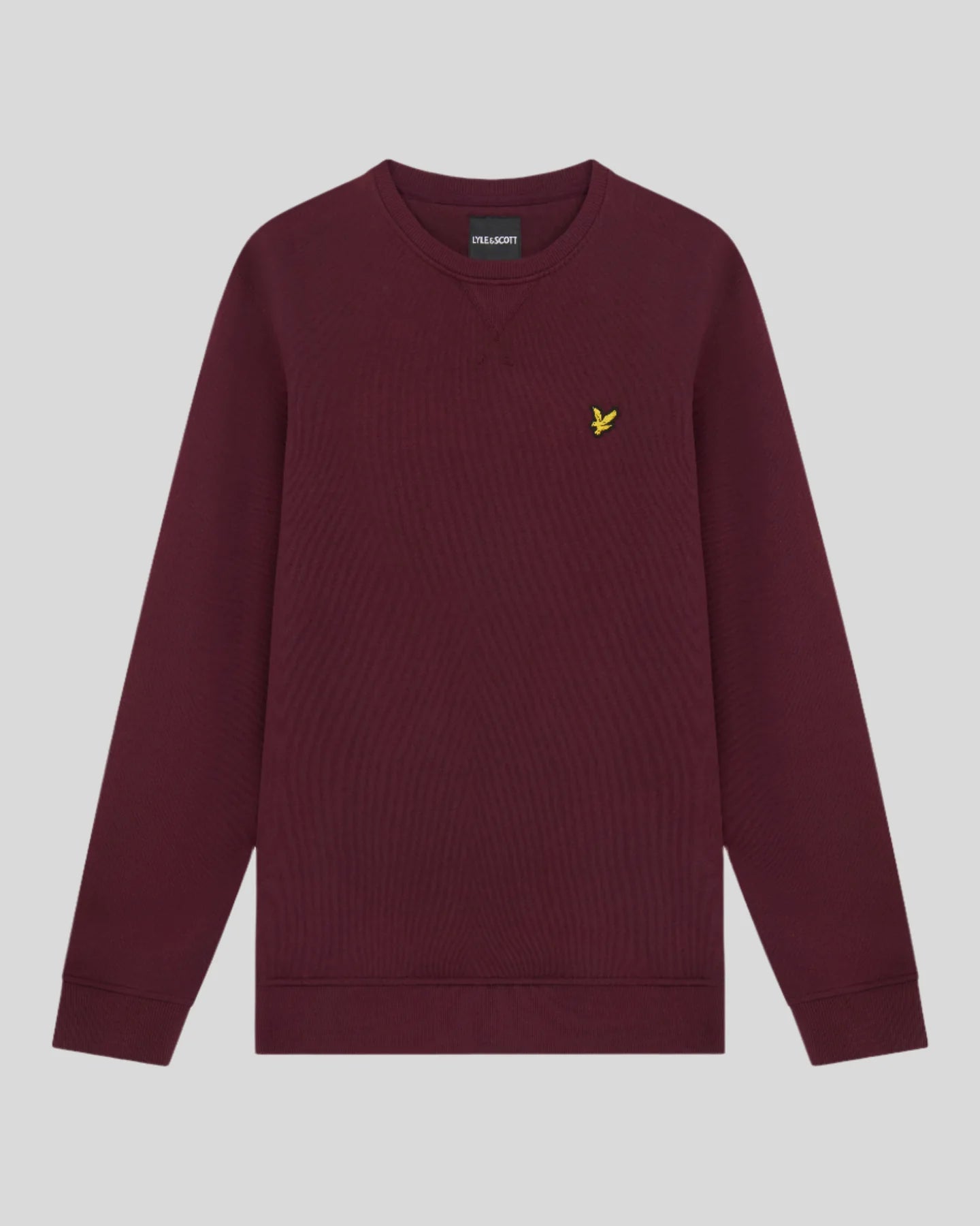 Lyle & Scott Crew Neck Sweat Burgundy