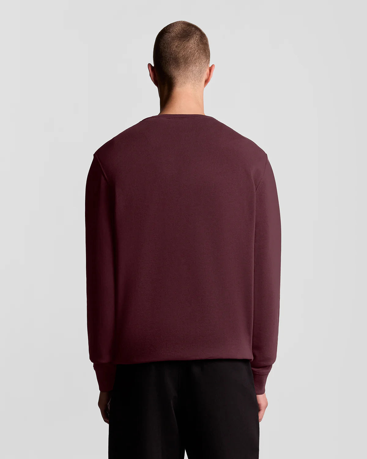Lyle & Scott Crew Neck Sweat Burgundy