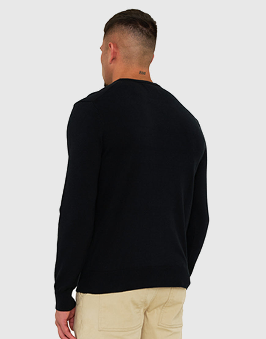 Marshall Artist Siren Knitted Crewneck Jumper Black
