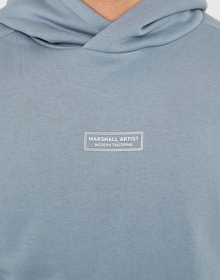 Marshall Artist Siren Oth Box Logo Hoodie Nardo Grey
