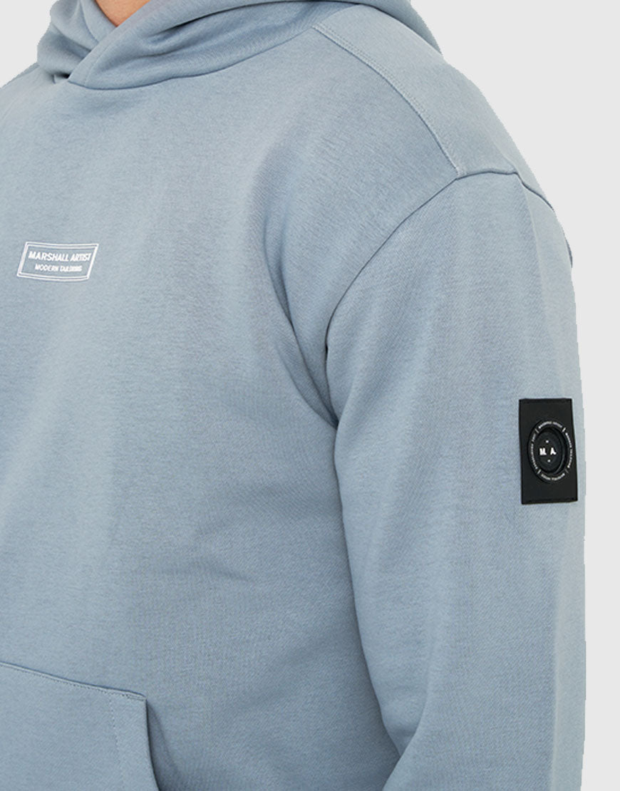 Marshall Artist Siren Oth Box Logo Hoodie Nardo Grey