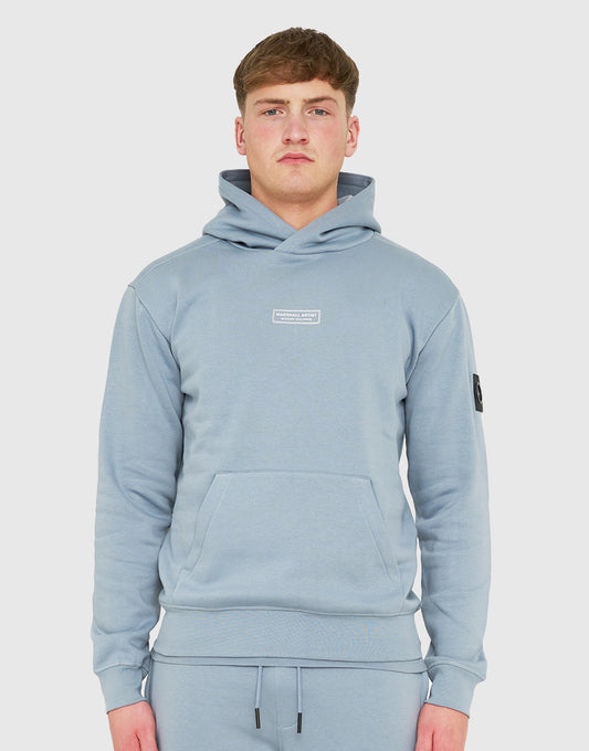 Marshall Artist Siren Oth Box Logo Hoodie Nardo Grey