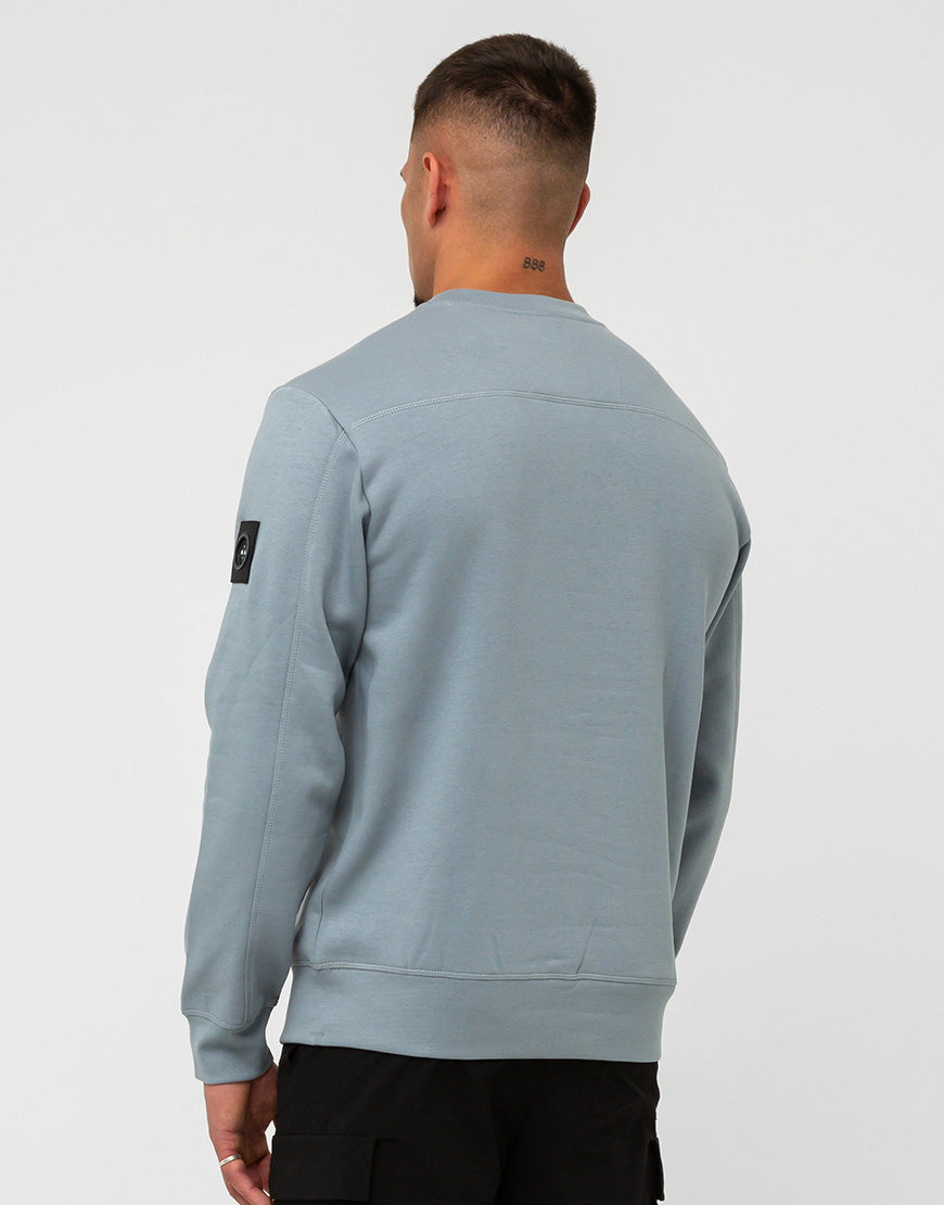 Marshall Artist Siren Box Crew Sweat in Nardo Grey
