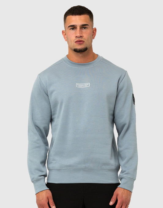 Marshall Artist Siren Box Crew Sweat in Nardo Grey